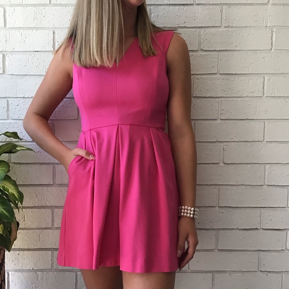 Trina Turk Pink Sleeveless Sunnie Sun Dress